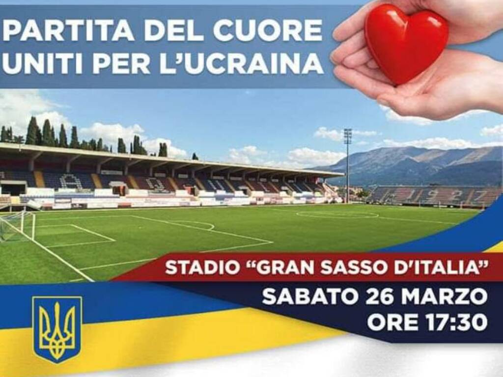 Partita del cuore, da L'Aquila un aiuto per i bimbi ucraini ricoverati al Regina Margherita di Torino