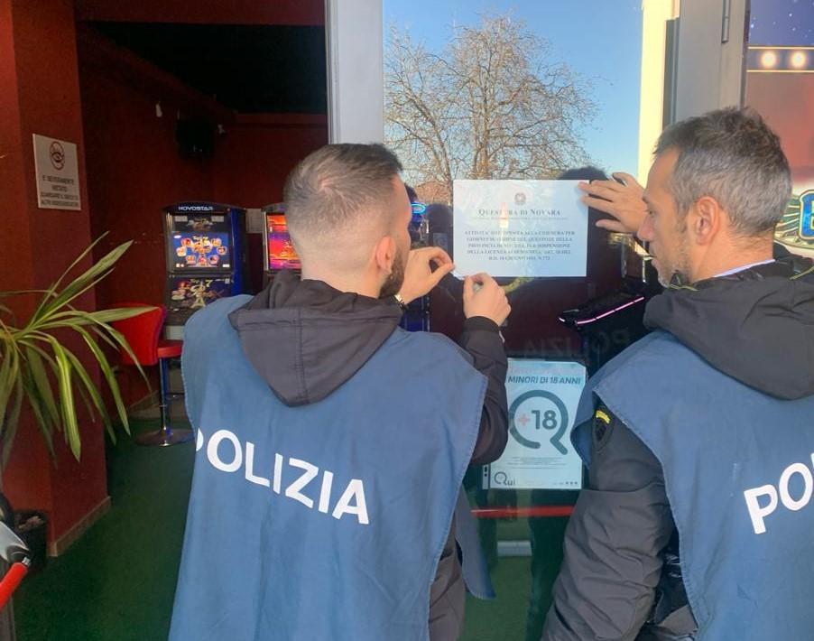 Irregolarità nella gestione, il questore chiude per cinque giorni una sala scommesse